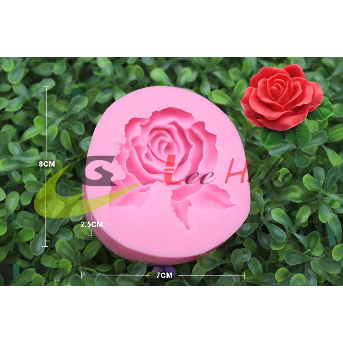 GENERICO - Molde Para Fondant Silicona Forma Rosas