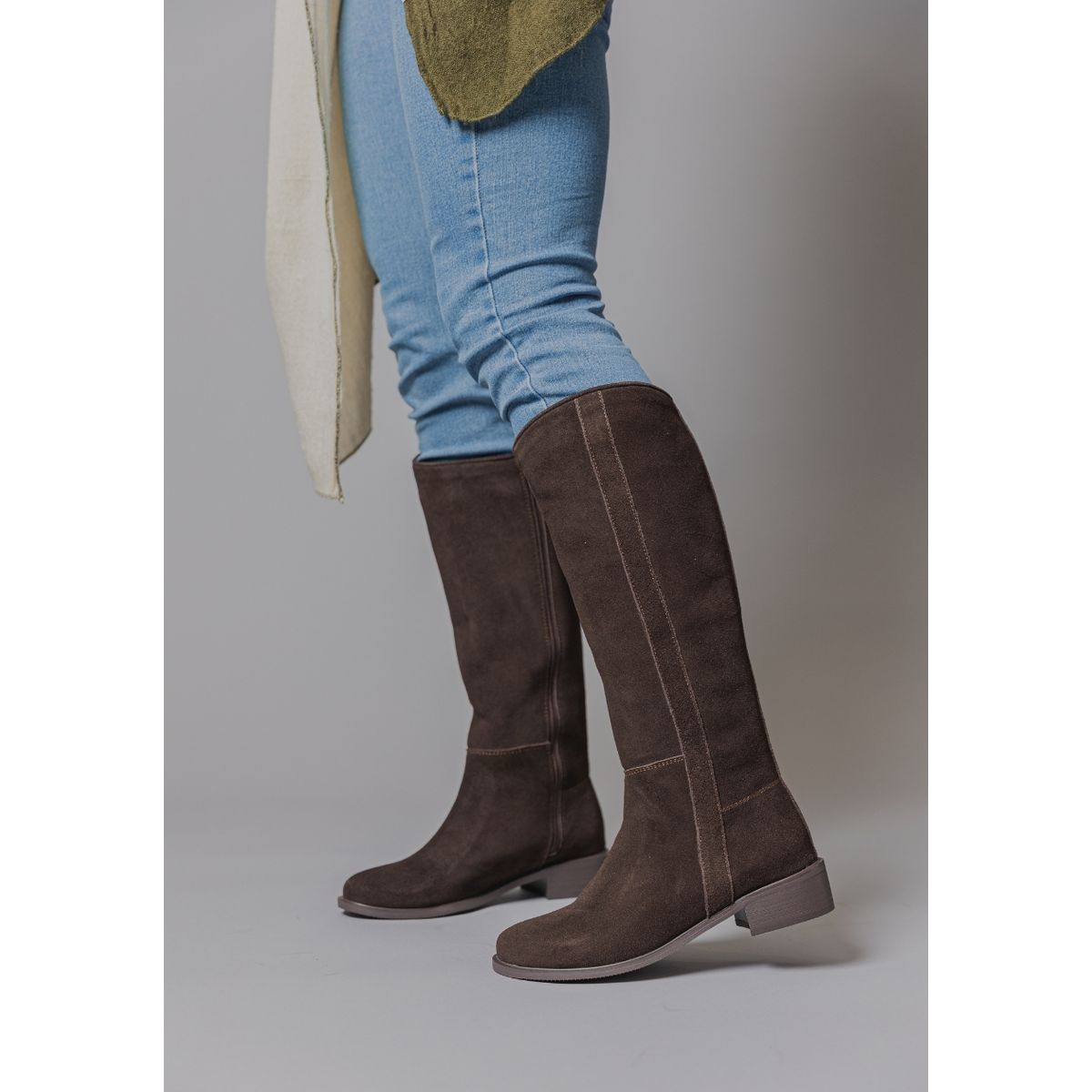 DEGAS - Bota Cuero Dinora Café DEGAS