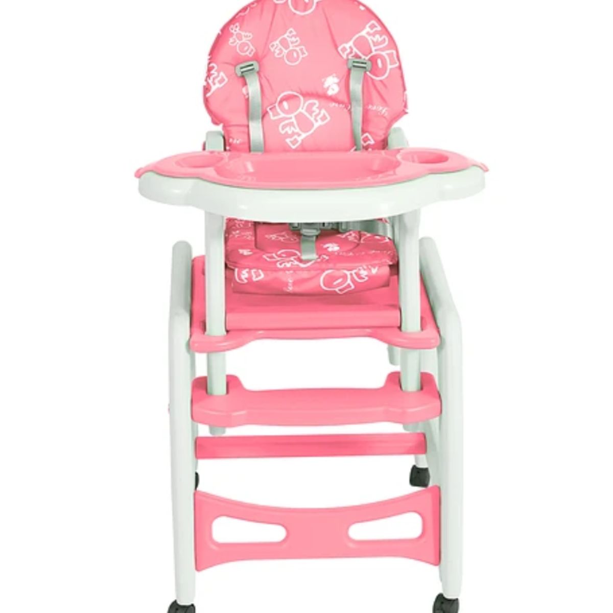 KIDSCOOL - Silla De Comer New 3 En 1 Rosada