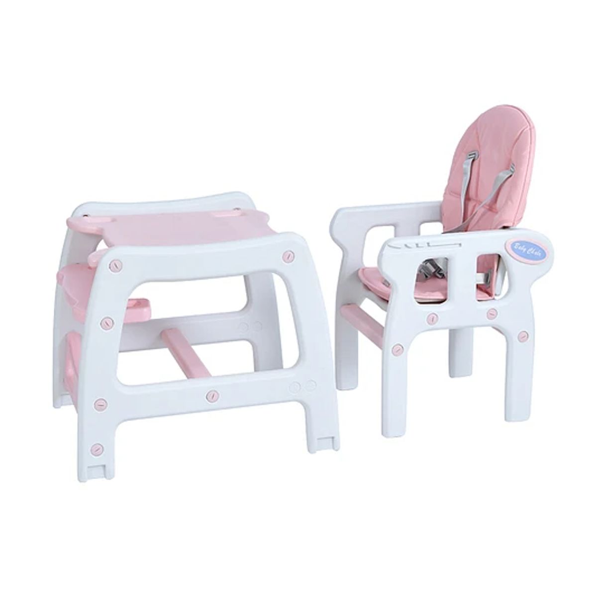KIDSCOOL - Silla De Comer New 3 En 1 Rosa Claro