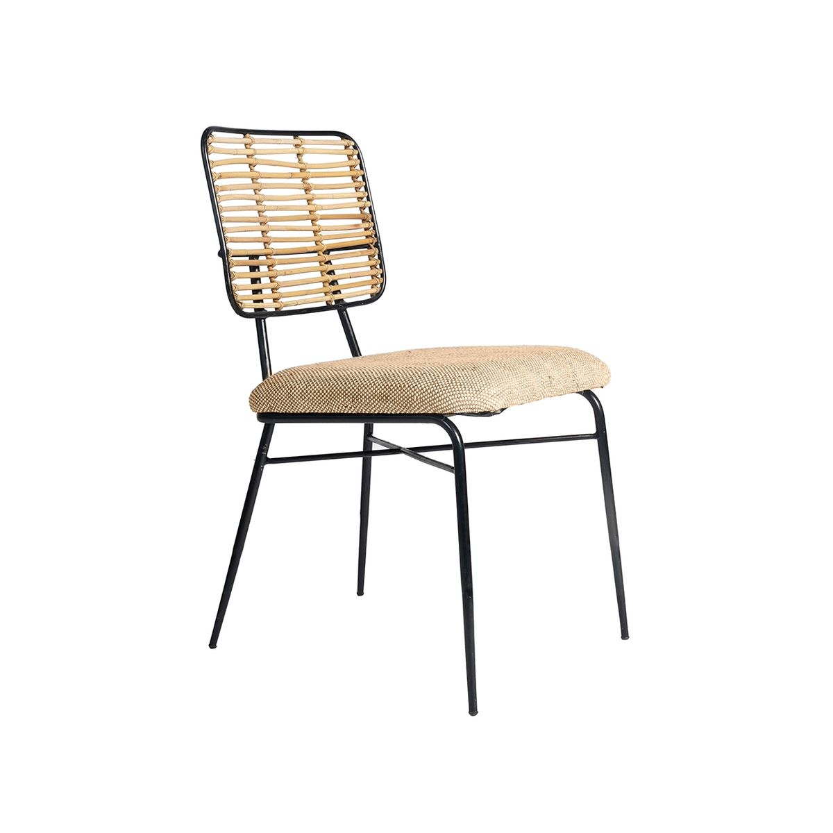 SUR DISEÑO - Silla Tapp Rattan Natural Café Crudo