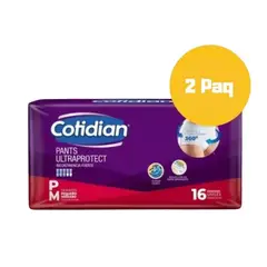 GENERICO - Pañal Adulto Cotidian Pants P/M 2 Paq.
