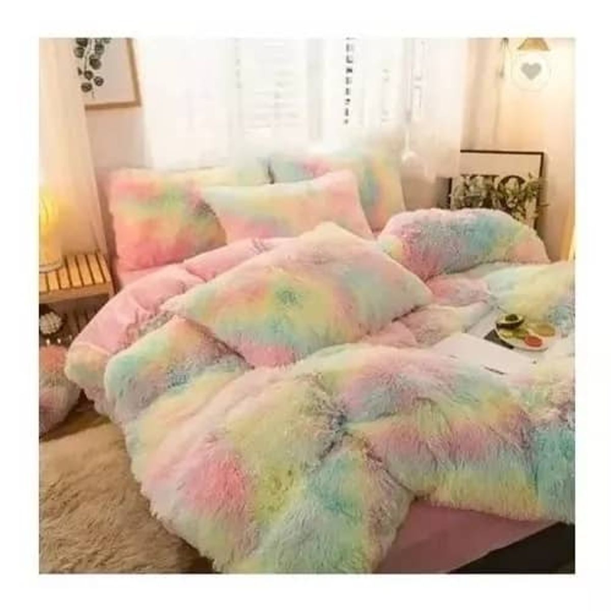 GENERICO - COBERTOR DE INVIERNO PELUDO 2 PLAZA DIANA