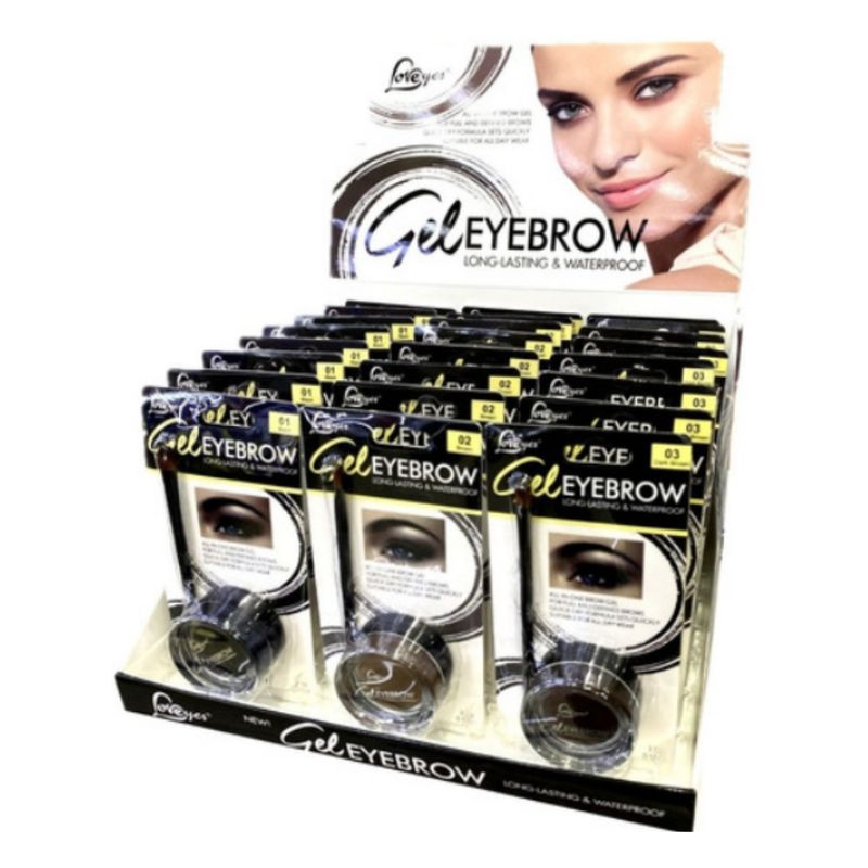 GENERICO - Delineador De Cejas En Crema  Brochita CAFE CLARO