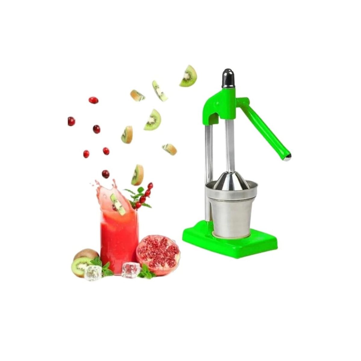 GENERICO - Exprimidor De Jugo Manual -  Acero Inoxidable