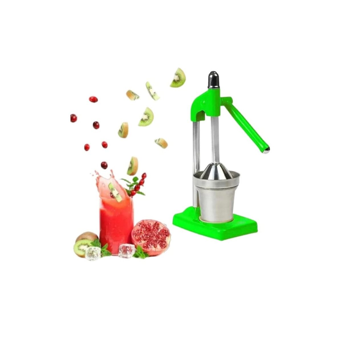 GENERICO - Exprimidor De Jugo Manual -  Acero Inoxidable