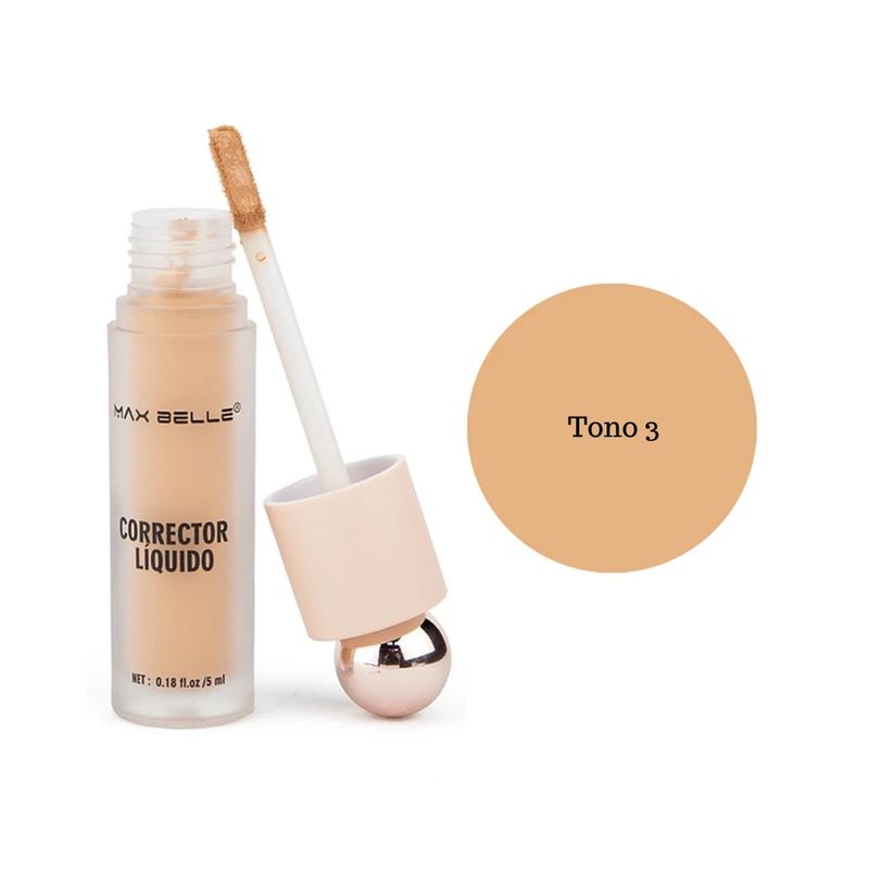 MAX BELLE - Corrector Liquido Max Belle 5ml T03.