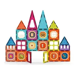 GENERICO - Bloques Magneticos Castillo 32 Pcs De Colores