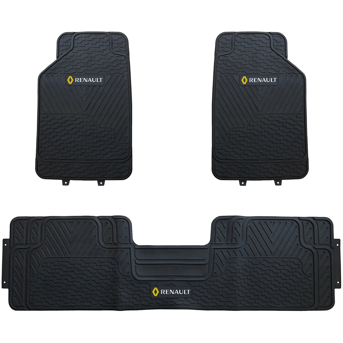 GENERICO - Pisos De Goma 3 Piezas Renault Para Vehículos