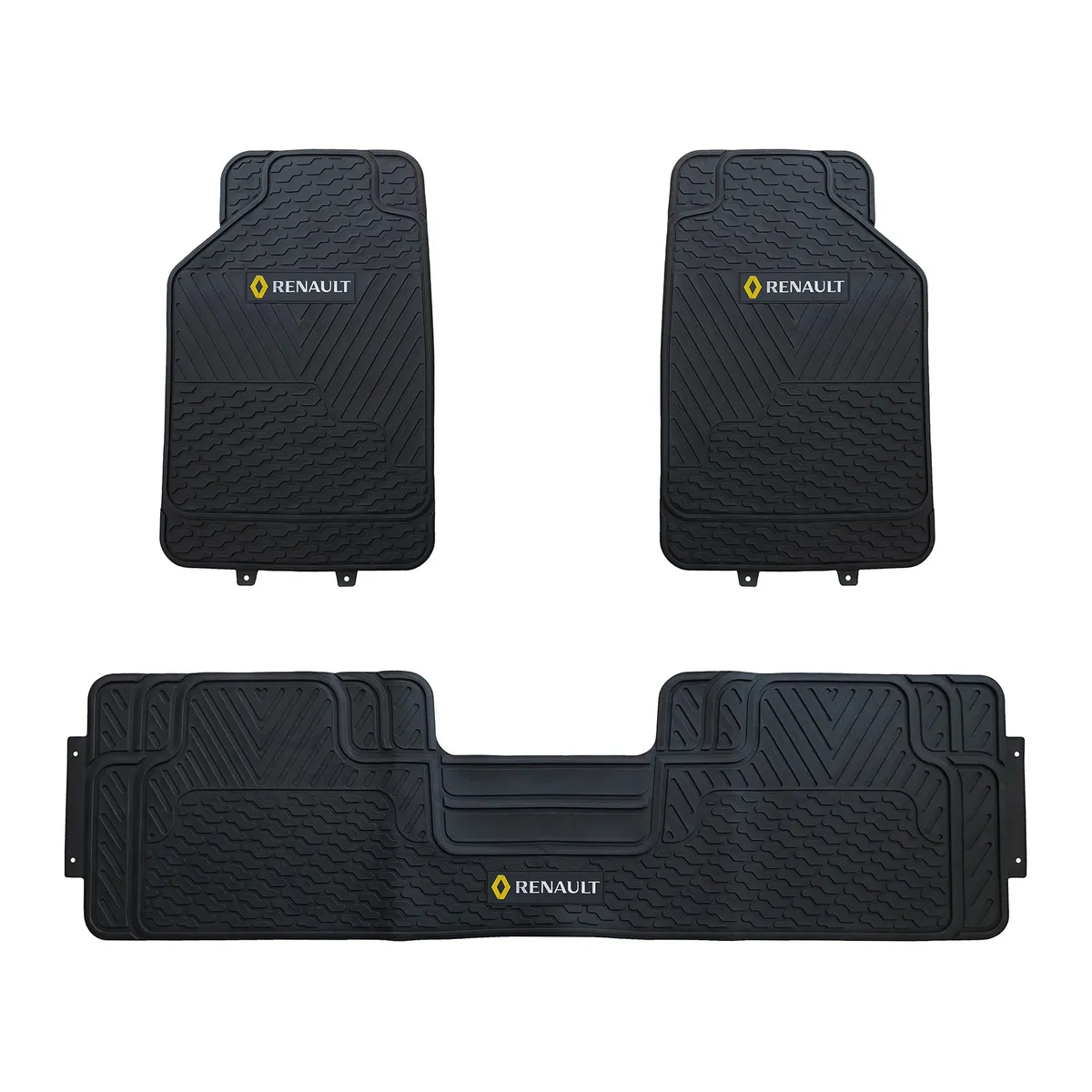 GENERICO - Pisos De Goma 3 Piezas Renault Para Vehículos