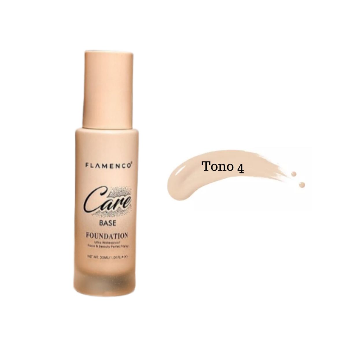 FLAMENCO - Base Care Foundation Flamenco 30ml T04.