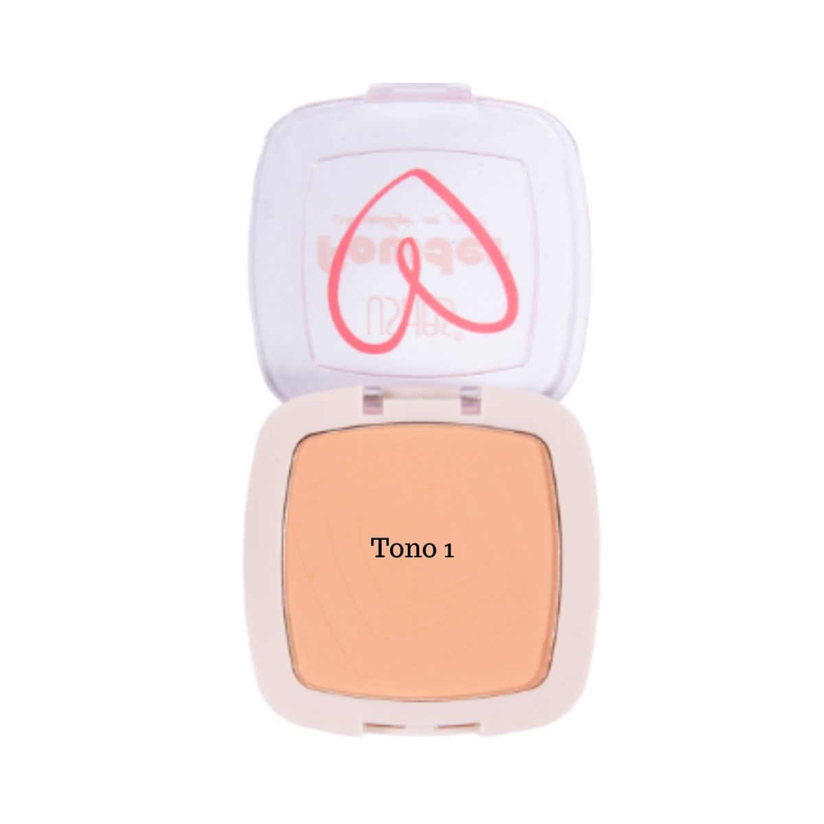 USHAS - Polvo Compacto Esponja Y Espejo Powder Matte Ushas 9g T01.