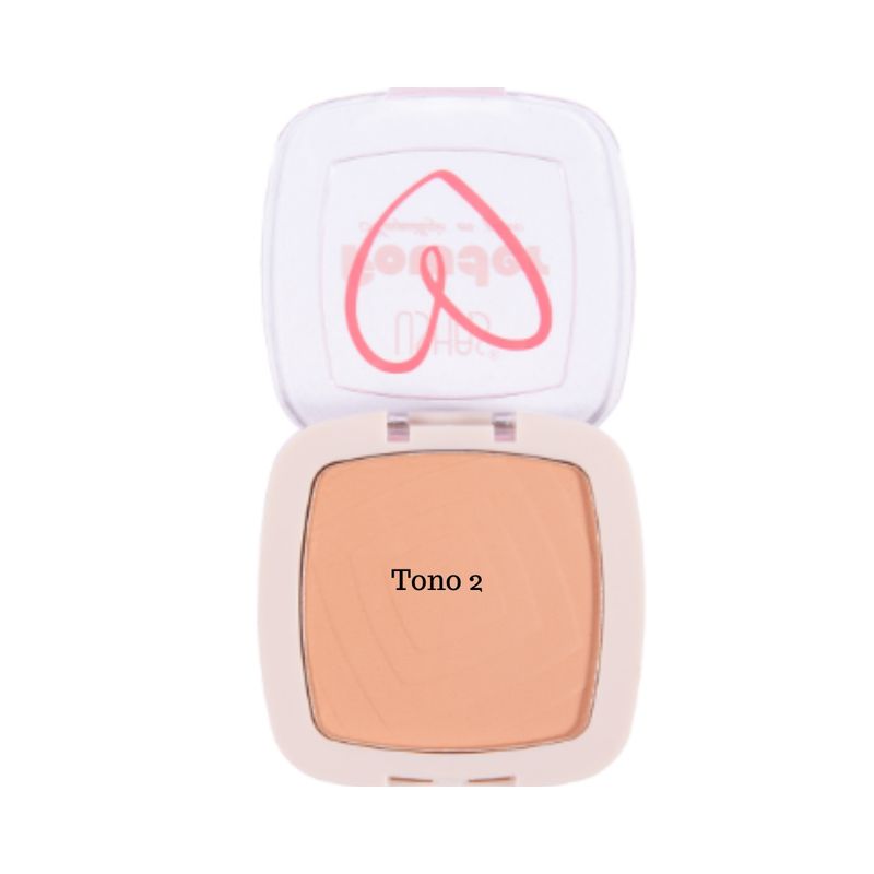 USHAS - Polvo Compacto Esponja Y Espejo Powder Matte Ushas 9g T02.