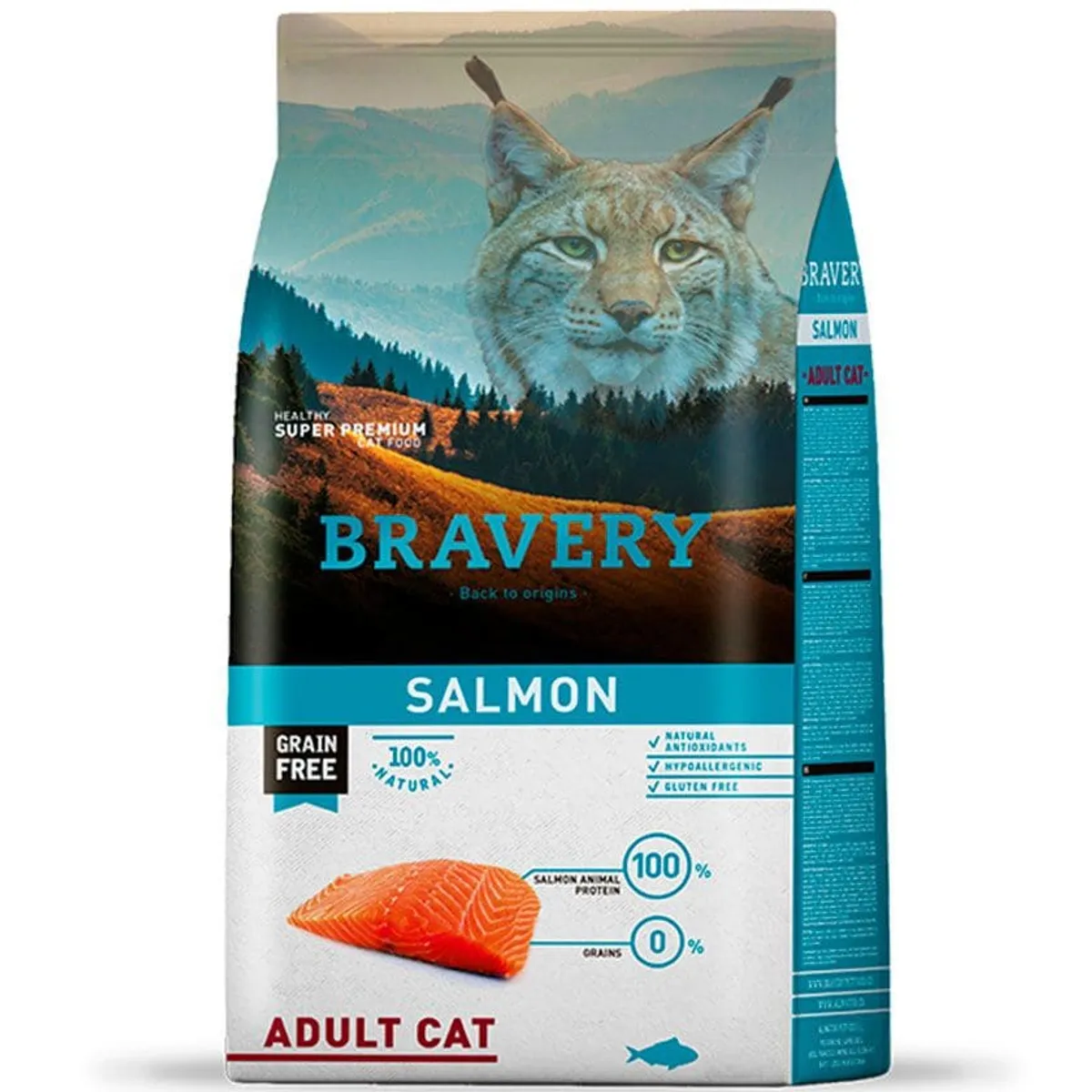 BRAVERY - ALIMENTO DE GATO ADULTO BRAVERY SALMON 7 KG