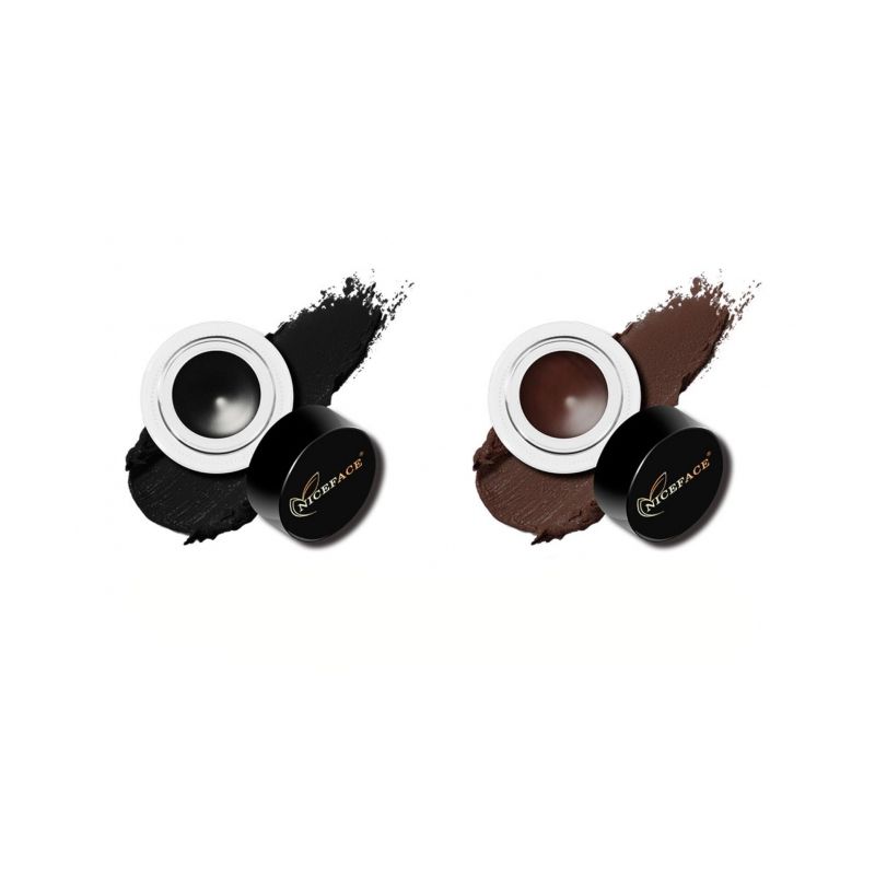 GENERICO - Delineador De Cejas En Crema  Brochita NEGRO