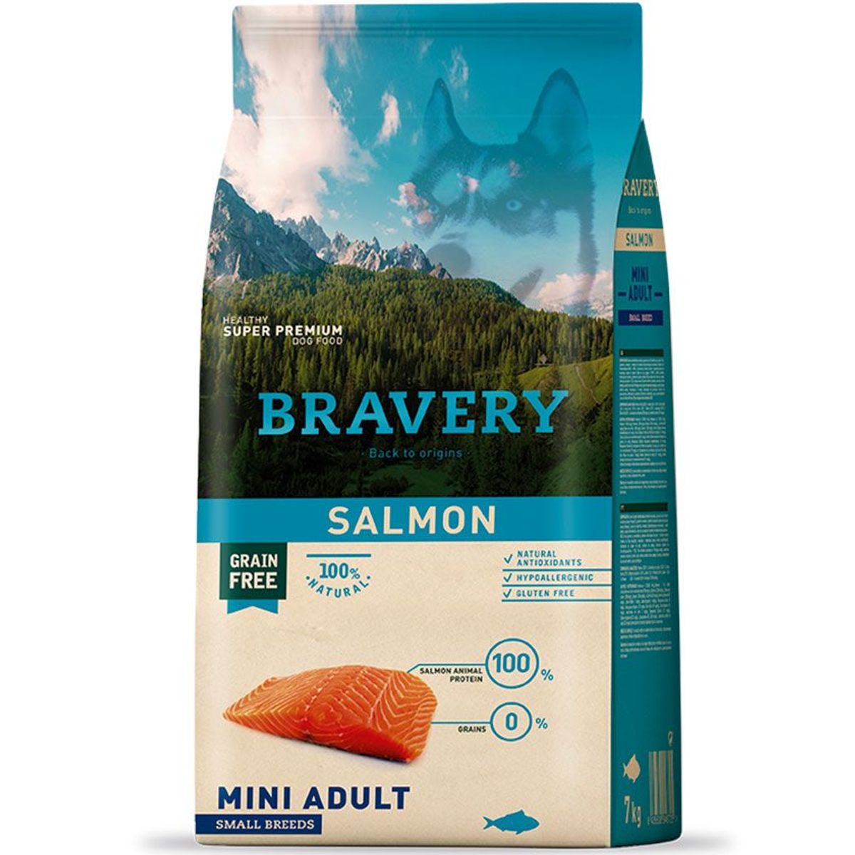 BRAVERY - ALIMENTO DE PERRO BRAVERY MINI ADULTO SALMON 7 KG