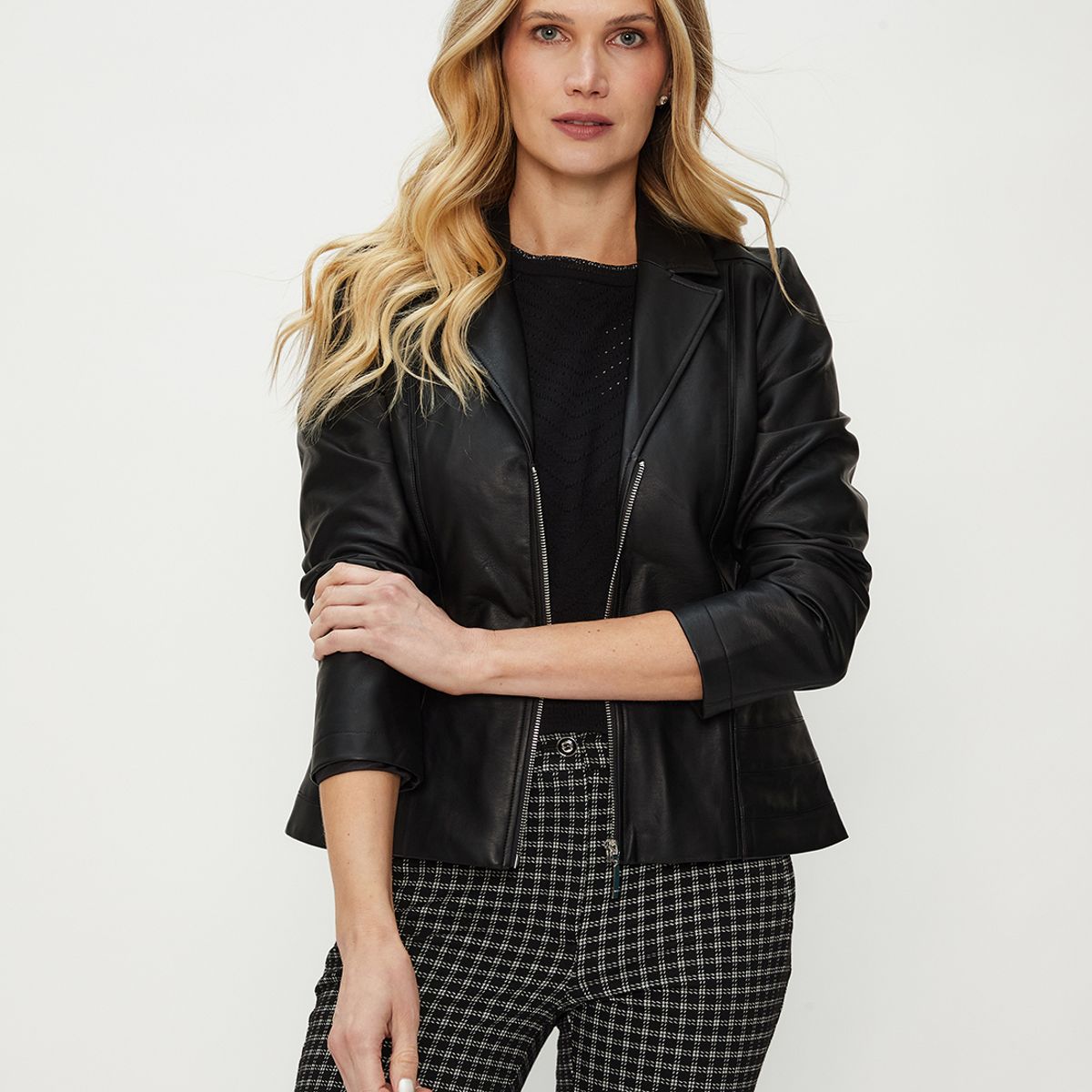 MA GRIFFE - Chaqueta Negro Mujer Magriffe