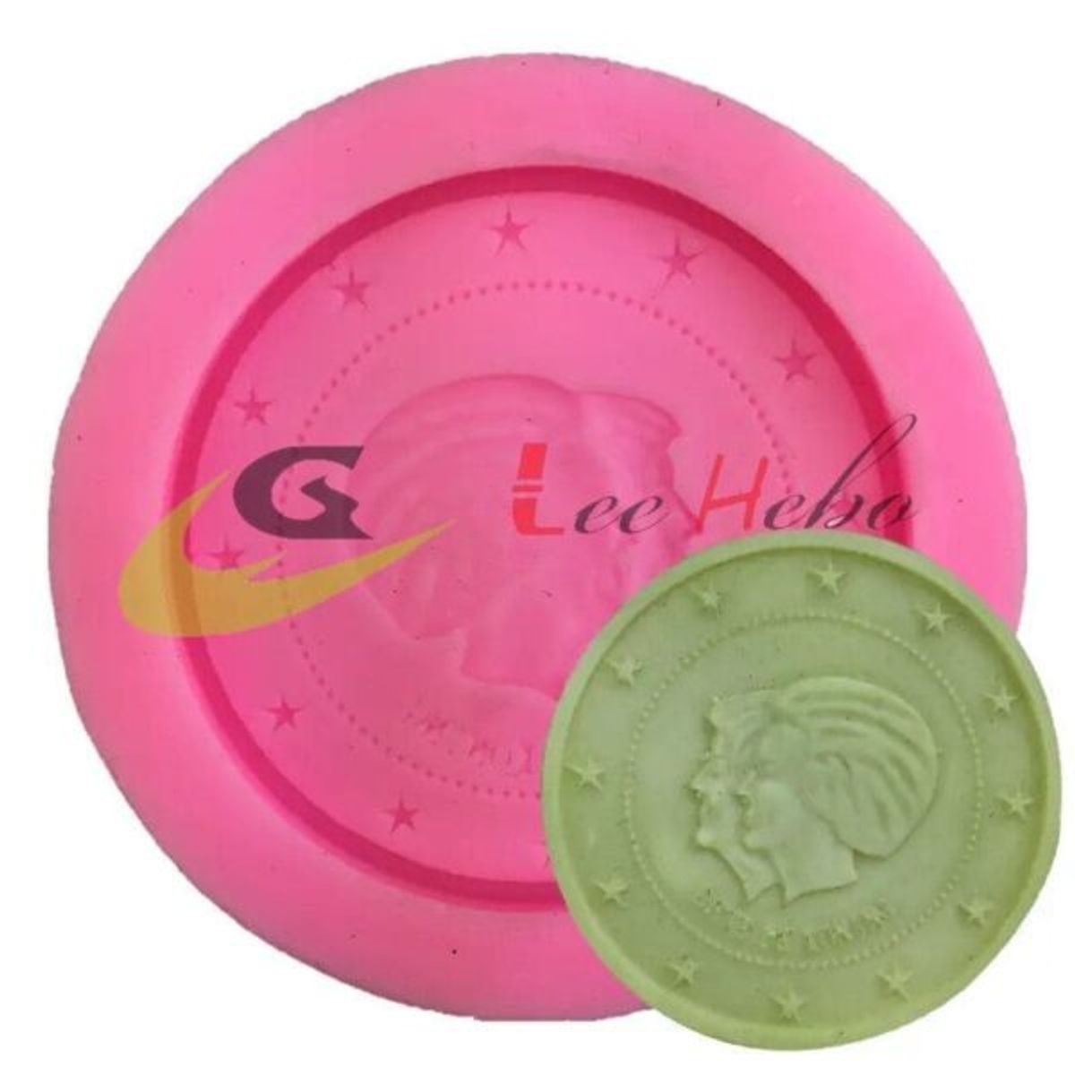 GENERICO - Molde Para Fondant Silicona Forma Moneda