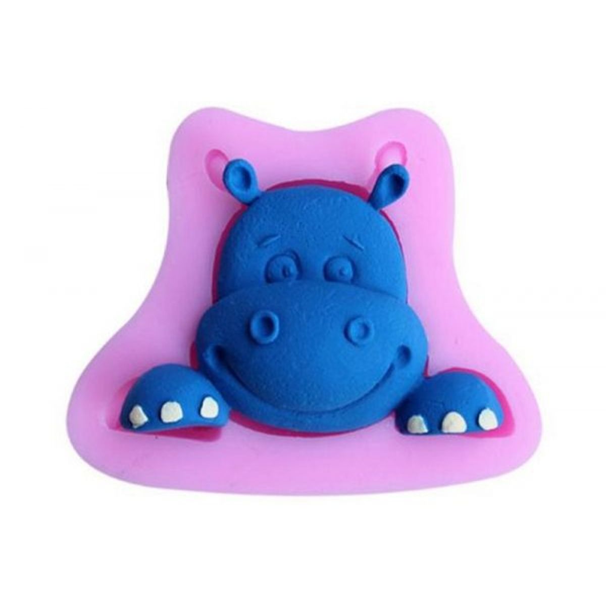 GENERICO - Molde Para Fondant Silicona Forma Hipopotamo