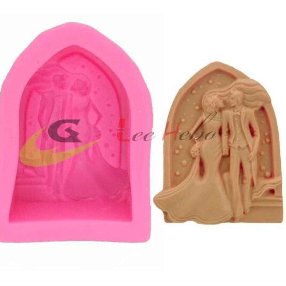 GENERICO - Molde Para Fondant Silicona Forma Novios