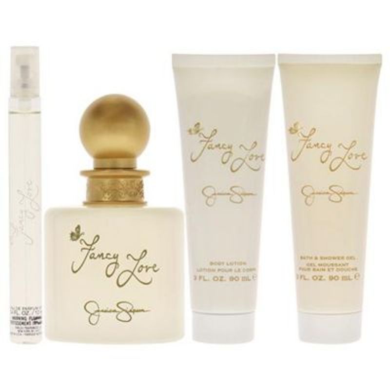 JESSICA SIMPSON - Perfume Fancy Love 100 ml + Perfume 10 ml + Crema Corporal + Gel Ducha Jessica Simpson