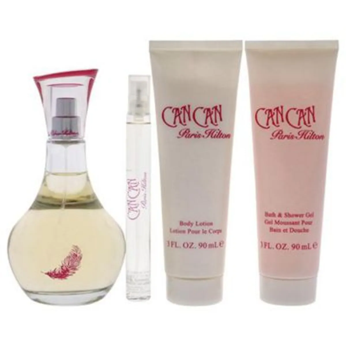 PARIS HILTON - Set Perfume Can Can 100 ml + Crema Corporal + Gel Ducha Paris Hilton
