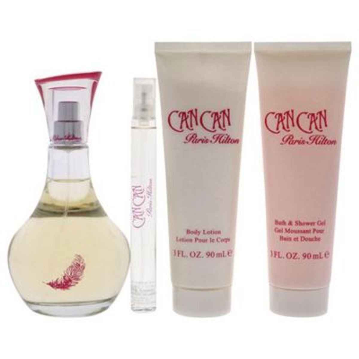 PARIS HILTON - Set Perfume Can Can 100 ml + Crema Corporal + Gel Ducha Paris Hilton