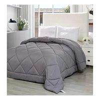 Plumón Edredon Nórdicos De Seda 1.5 Plazas 150*200cm Gris Azulado