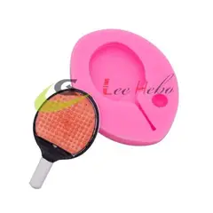 GENERICO - Molde Para Fondant Silicona Forma Raqueta Pin Pong