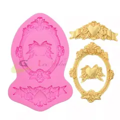 GENERICO - Molde Para Fondant Silicona Forma Marco Elegante