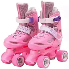 GENERICO - Patines 4 Rueda Ajustable Para Niño Y Niña Patin 35 al 38