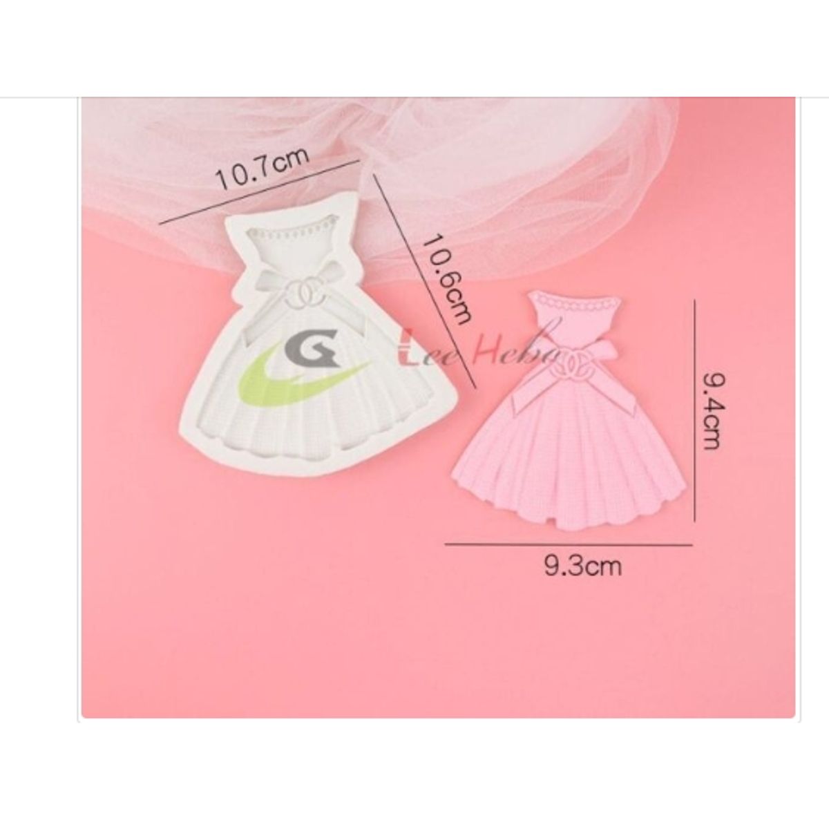 GENERICO - Un Molde Para Fondant Silicona Forma Vestido