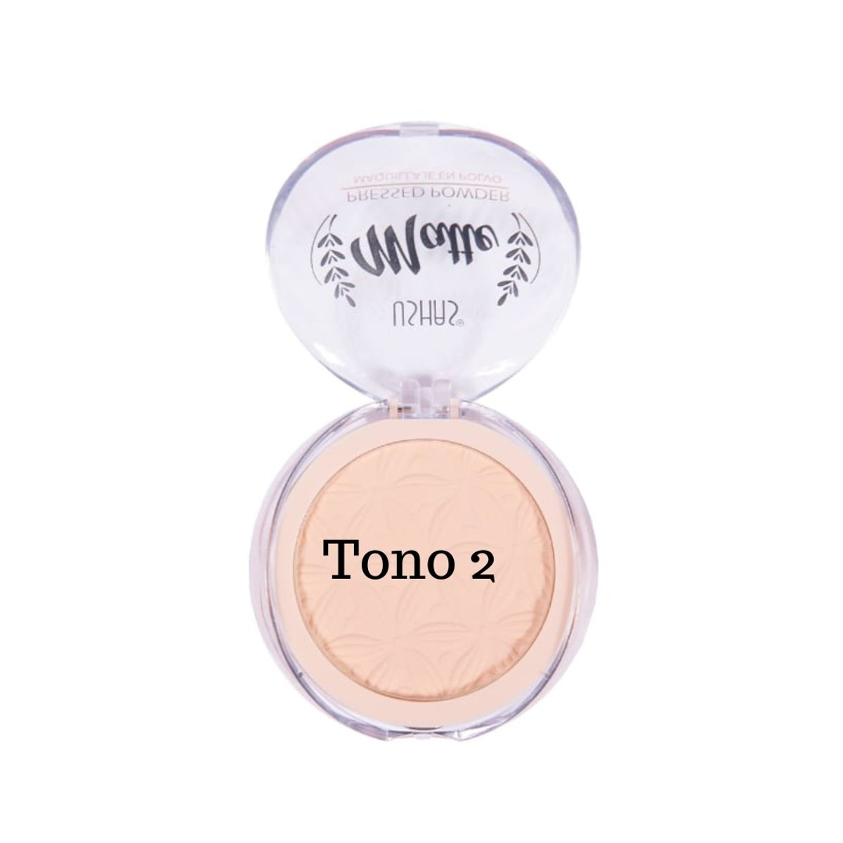 USHAS - Polvo Compacto Matte Pressed Powder Ushas T02