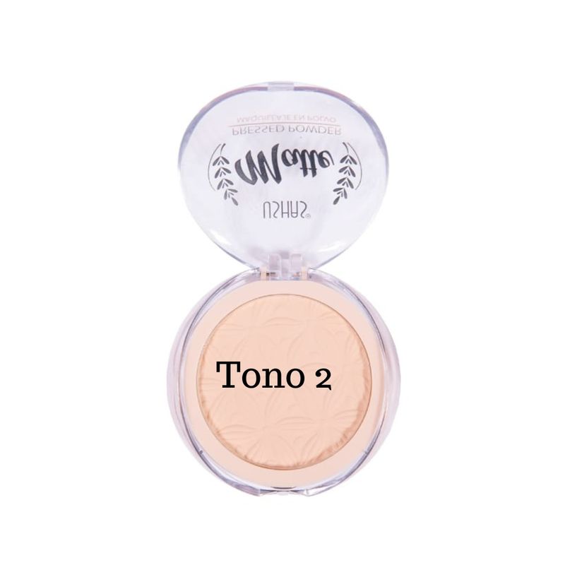 USHAS - Polvo Compacto Matte Pressed Powder Ushas T02