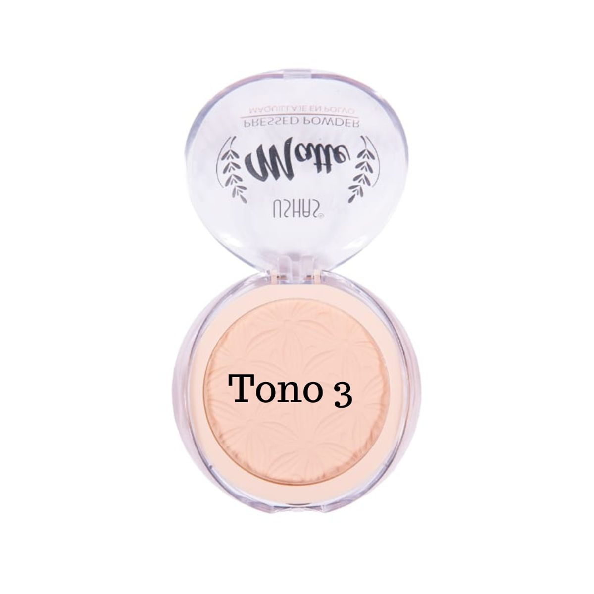 USHAS - Polvo Compacto Matte Pressed Powder Ushas T03