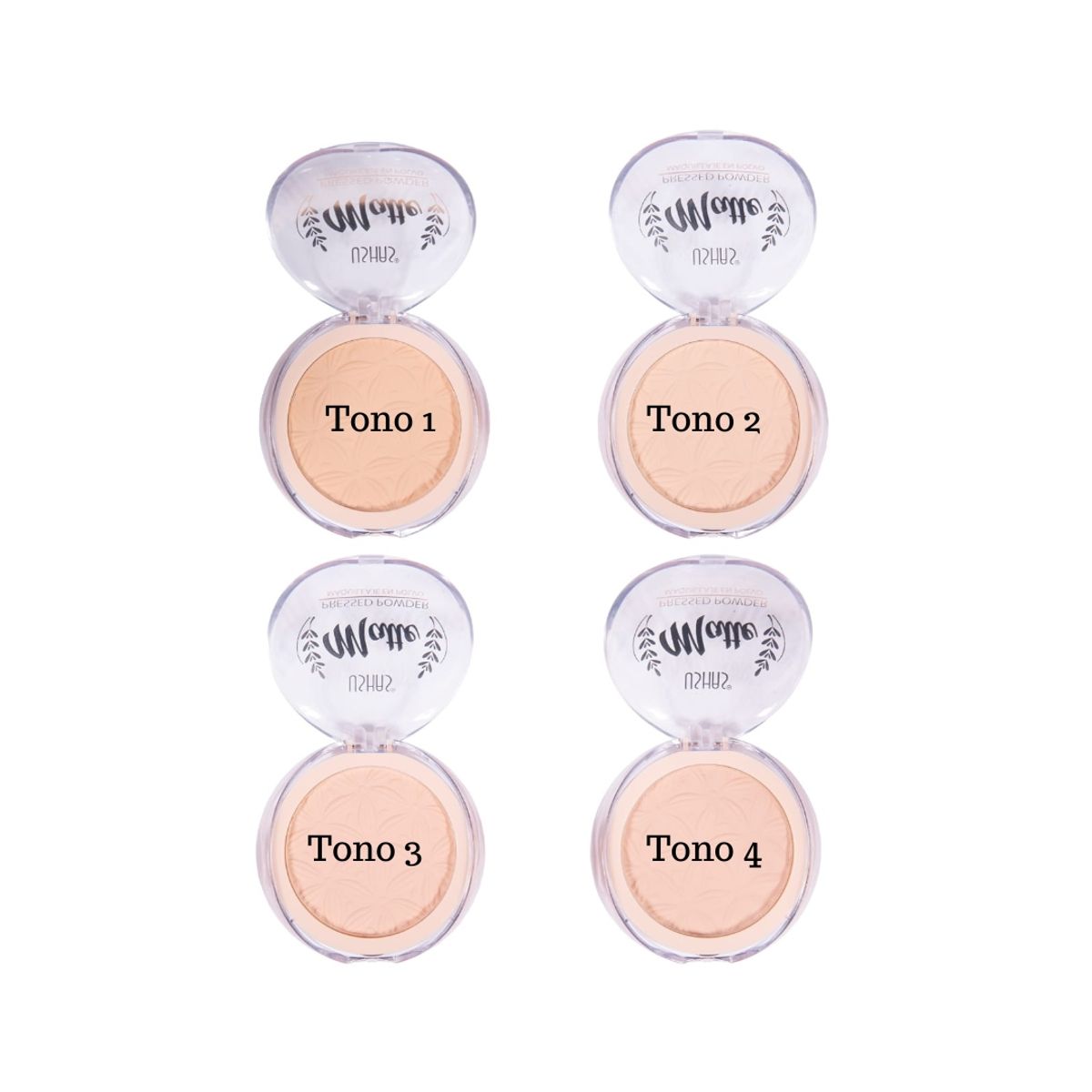 USHAS - Polvo Compacto Matte Pressed Powder Ushas T04