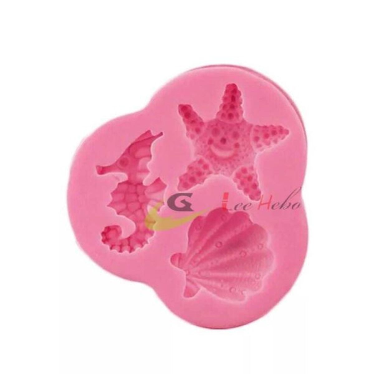 GENERICO - Molde Para Fondant Silicona Forma Caballito De mar Y Estrella