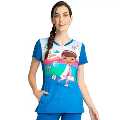 TOONIFORMS - TOP ESTAMPADO MUJER DISNEY TF749 DCTR
