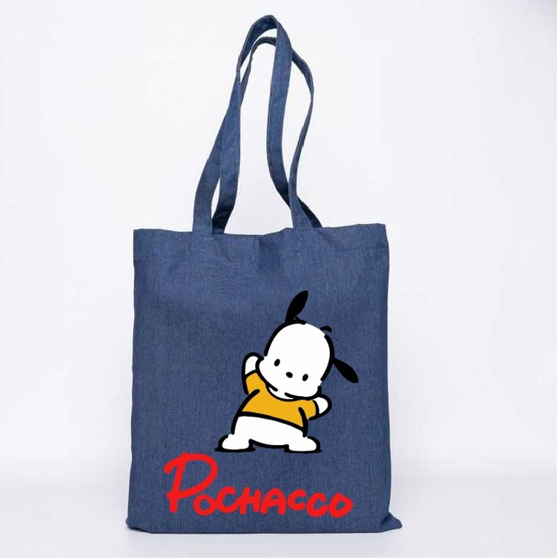 GENERICO - BOLSO TOTE BAG POCHACCO CUTE KAWAI ANIME  35 X 40 CM