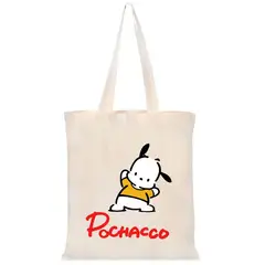 GENERICO - BOLSO TOTE BAG POCHACCO CUTE KAWAI ANIME  35 X 40 CM