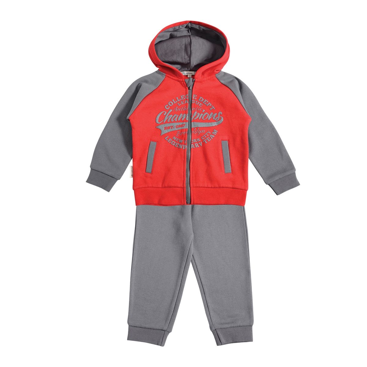 EXCEPTION - Conjunto Polerón y Pantalón de Buzo Franela Bebé Niño Exception