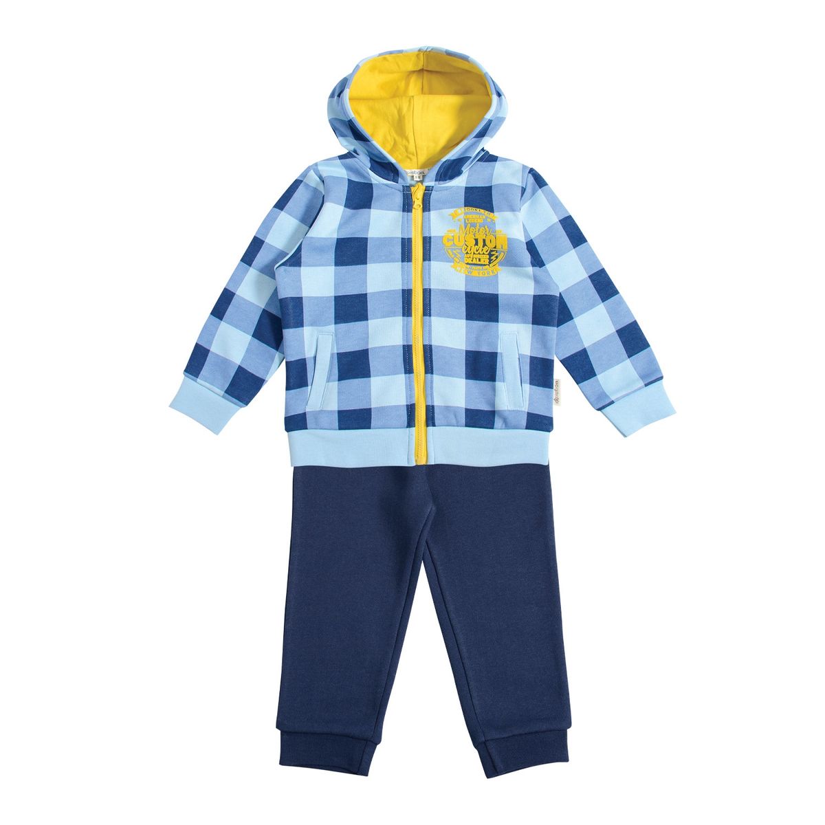 EXCEPTION - Conjunto Polerón y Pantalón de Buzo Franela Bebé Niño Exception