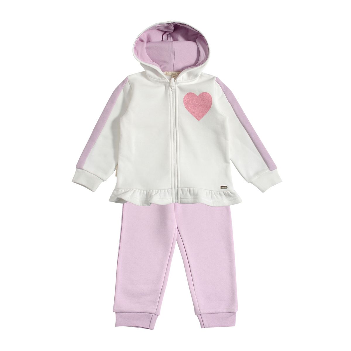 EXCEPTION - Conjunto Polerón y Pantalón de Buzo Franela Bebé Niña Exception