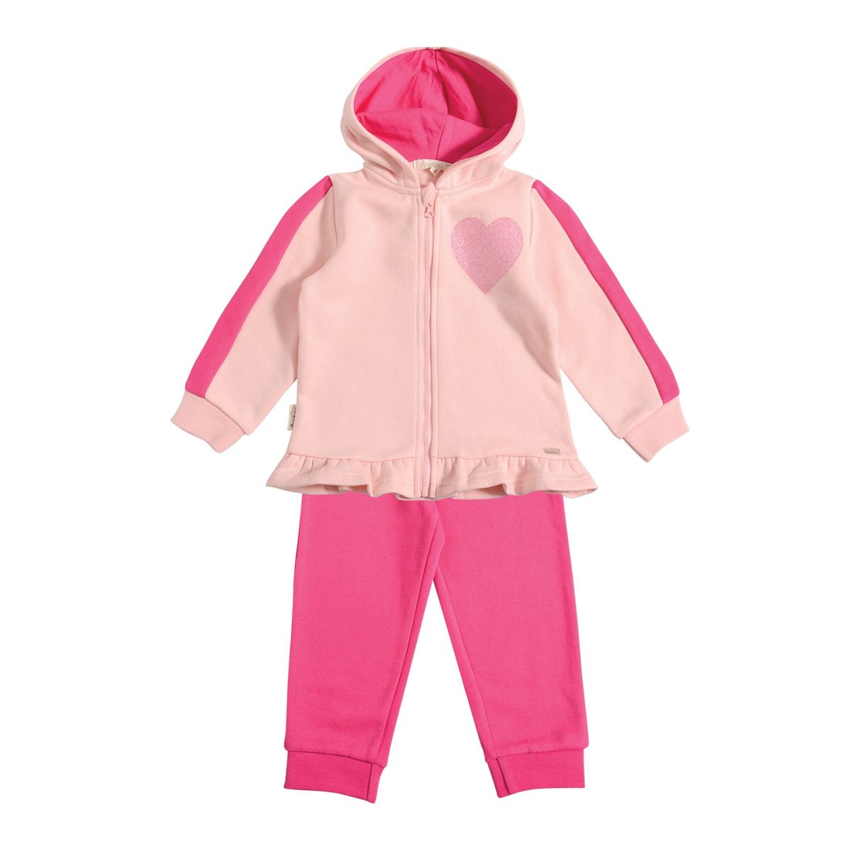 EXCEPTION - Conjunto Polerón y Pantalón de Buzo Franela Bebé Niña Exception