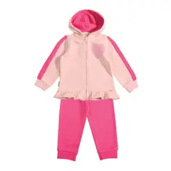 EXCEPTION - Conjunto Polerón y Pantalón de Buzo Franela Bebé Niña