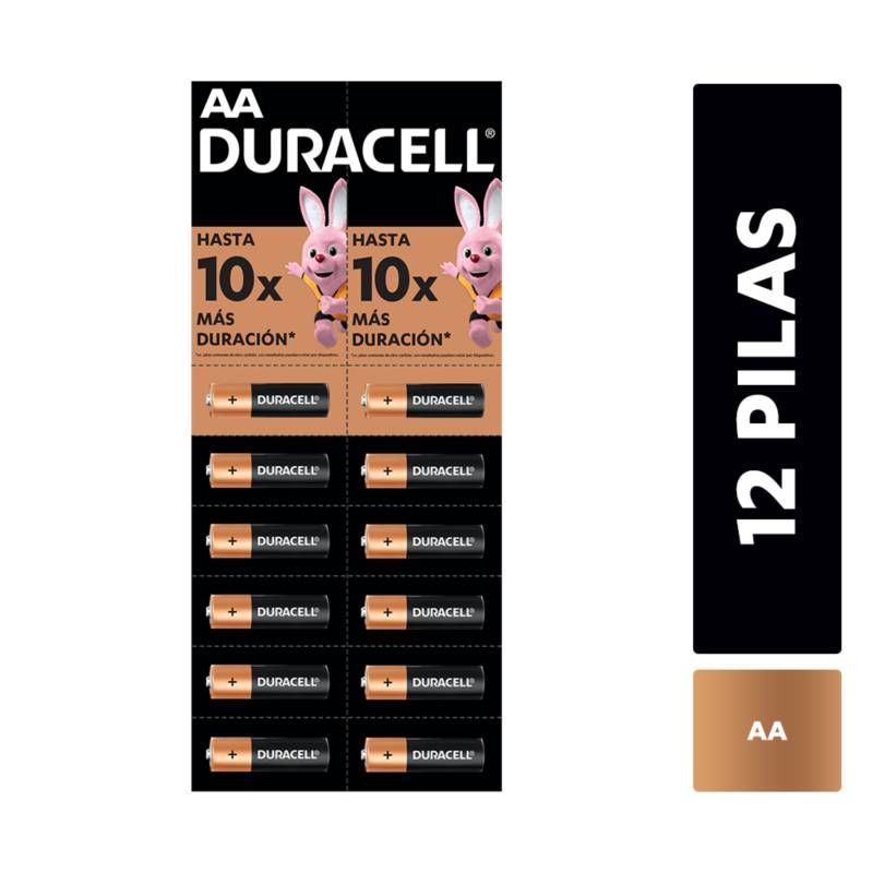 DURACELL - PILAS ALCALINA DURACELL AA TIRA X12