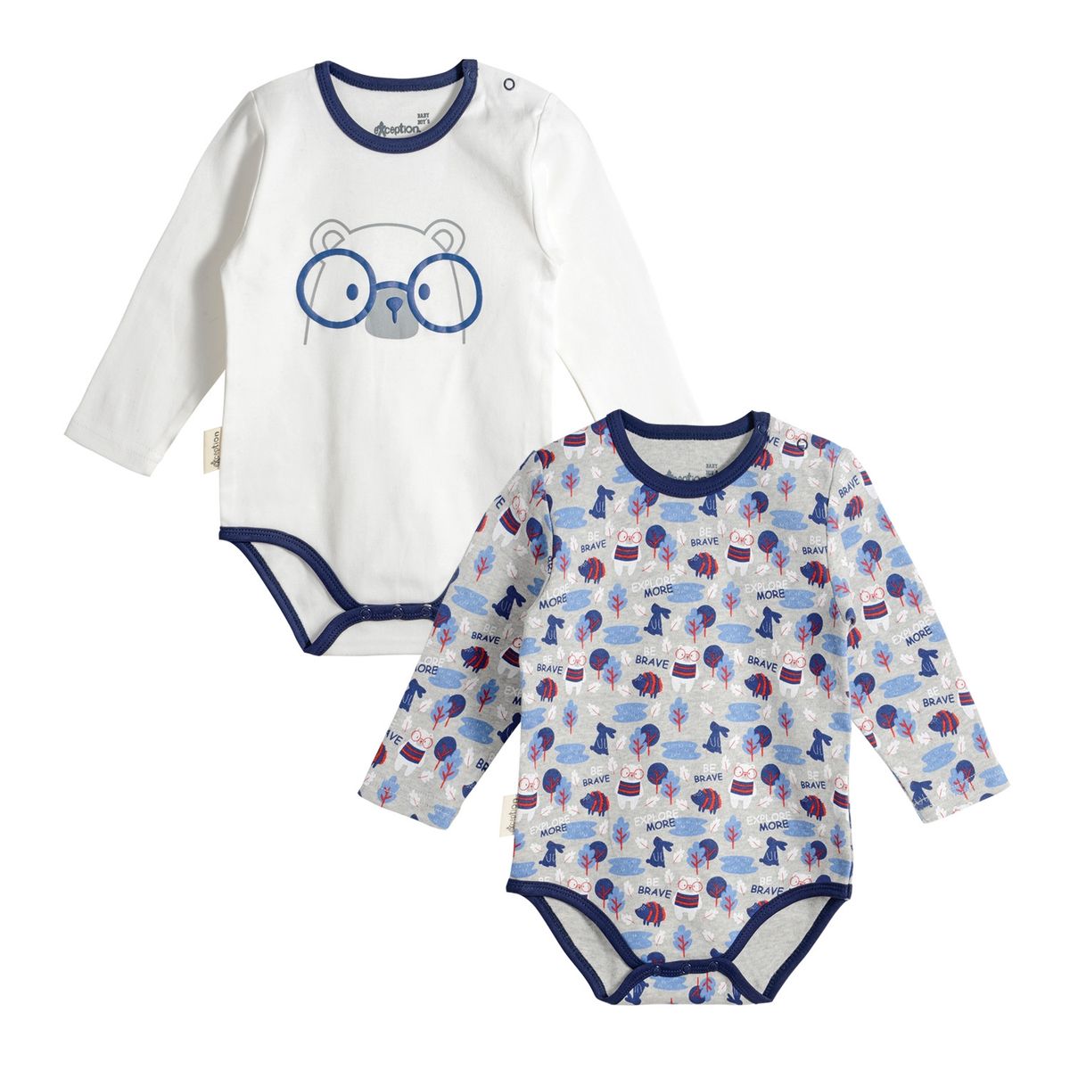 EXCEPTION - Pack 2 Body Bebé Niño Exception