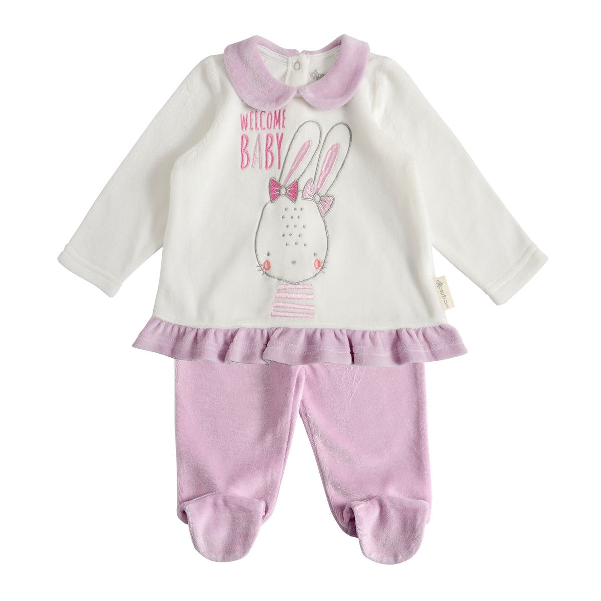 EXCEPTION - Conjunto de Plush 2 Piezas Bebé Niña Exception