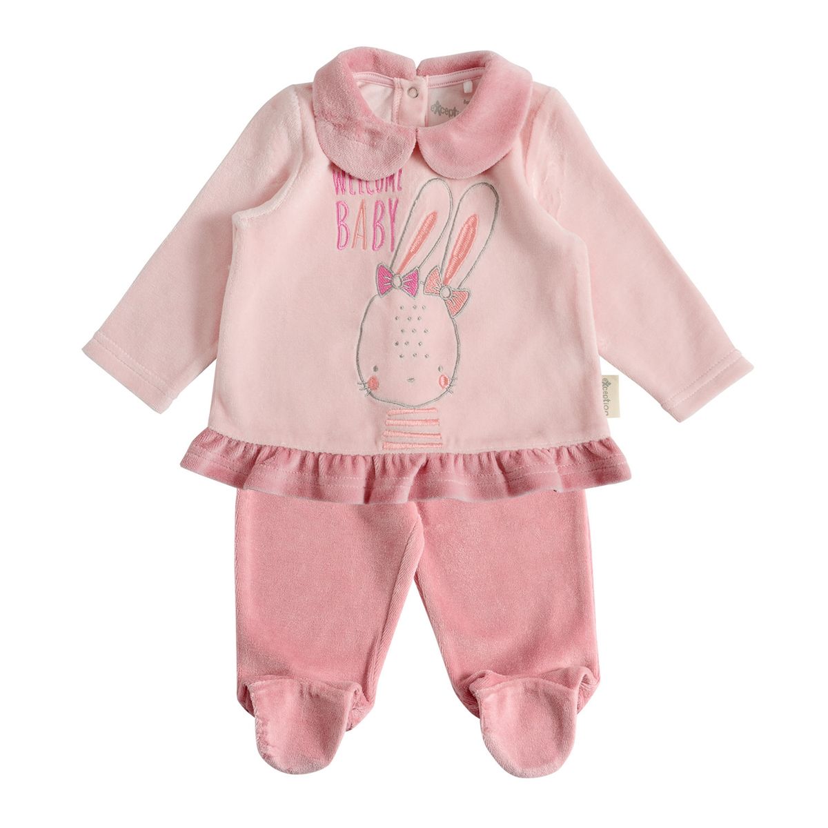 EXCEPTION - Conjunto de Plush 2 Piezas Bebé Niña Exception