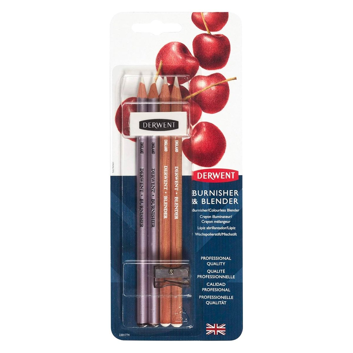 Lápiz Abrillantador Y Mezclador Derwent Set 4, marca DERWENT - Foto Principal